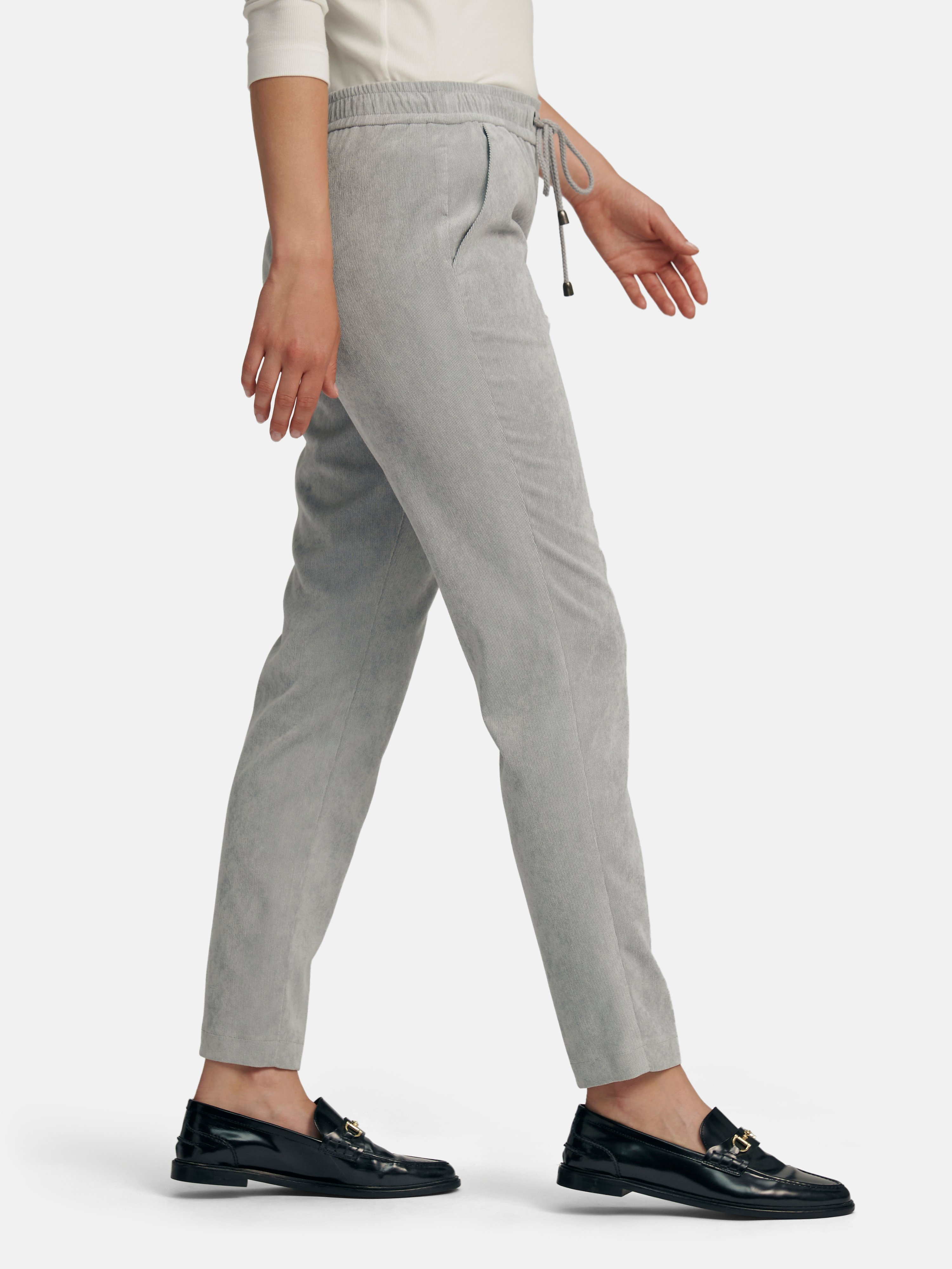 Feincord-Schlupf-Hose