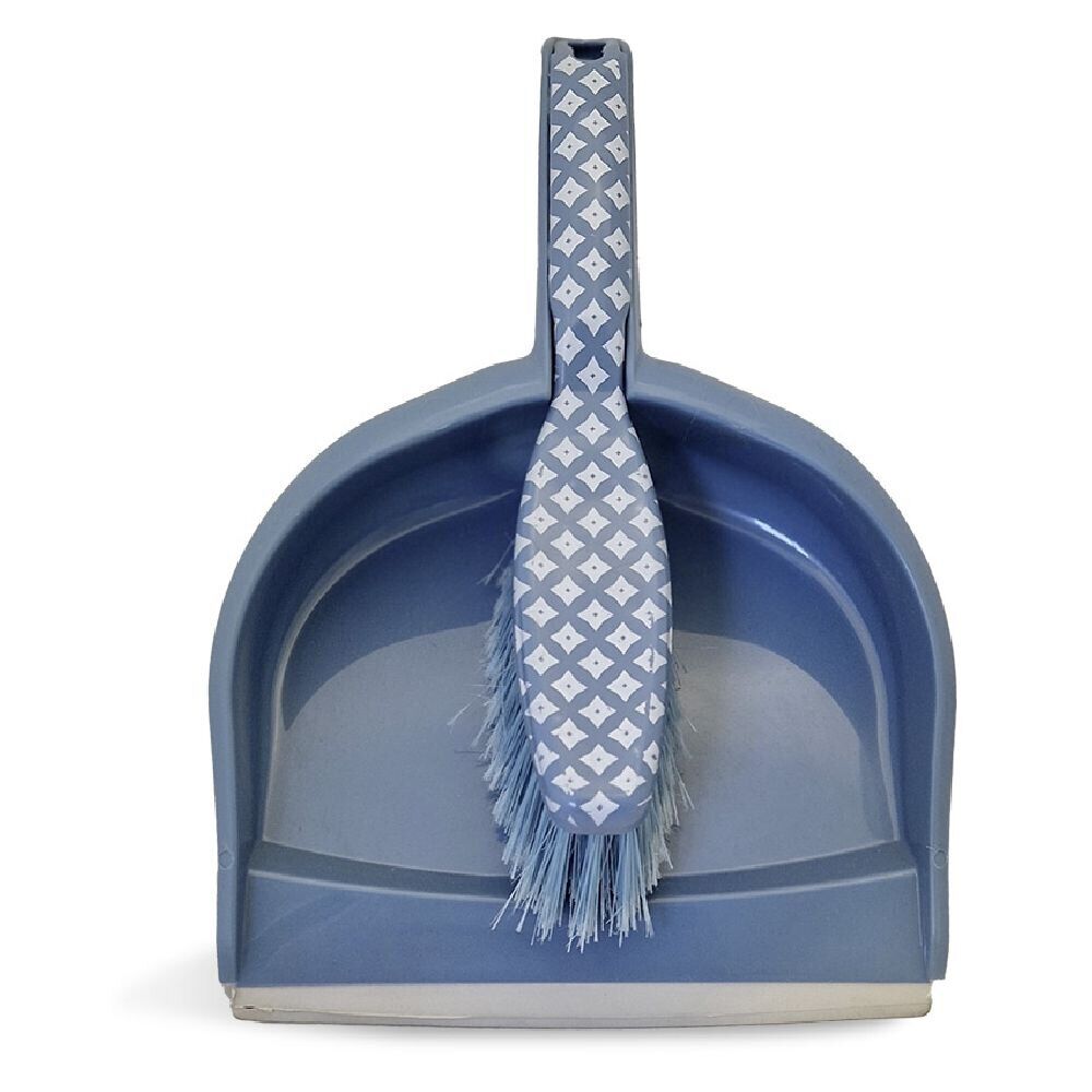 Set pelle et balayette décor bleu