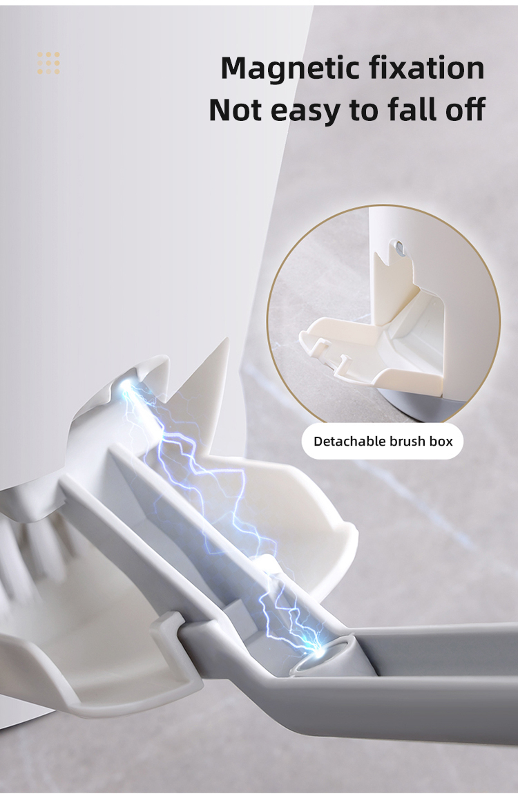 (8L) Badezimmer Abfall Behälter Mülleimer mit Automatischem Touch Deckel inkl. Reinigungs Bürste (Batteriebetrieben) - Weiss