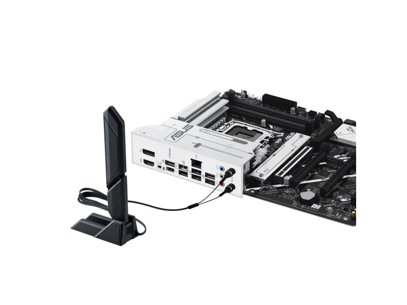 ASUS PRIME Z890-P WIFI - Bundkort - ATX - LGA1851 sokkel - Z890 Chipset - USB4, USB 3.2 Gen 2, USB 3.2 Gen 1, USB-C 3.2 Gen 1 - Wi-Fi 7, Bluetooth, 2.5 Gigabit LAN - onboard grafik (CPU påkrævet) - HD Audio (8-kanaler)