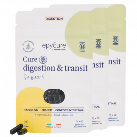 Epycure Laboratoire Cure digestion & transit 3 mois