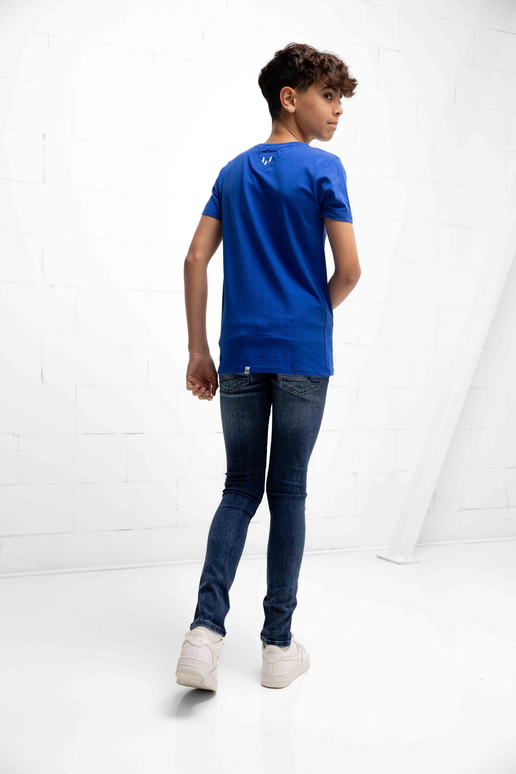 Vingino x Messi Logo T-Shirt Kids Donkerblauw