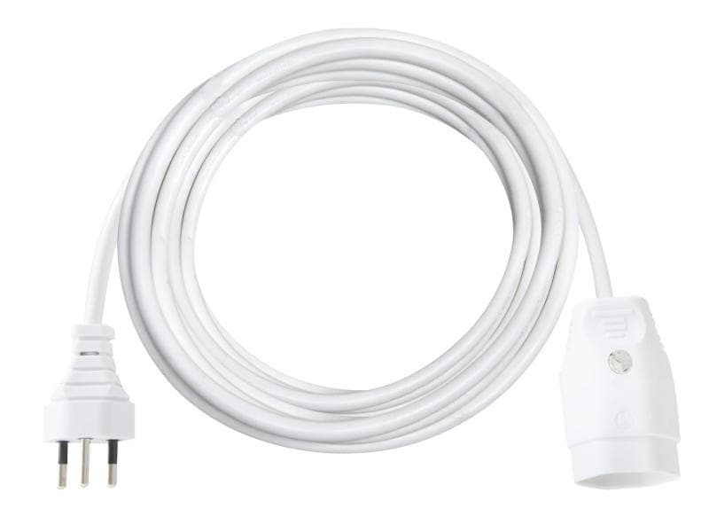 Brennenstuhl Verlängerungskabel 10 m T13-T12 T12-Stecker, T13-Kupplung, 10 m, weiss