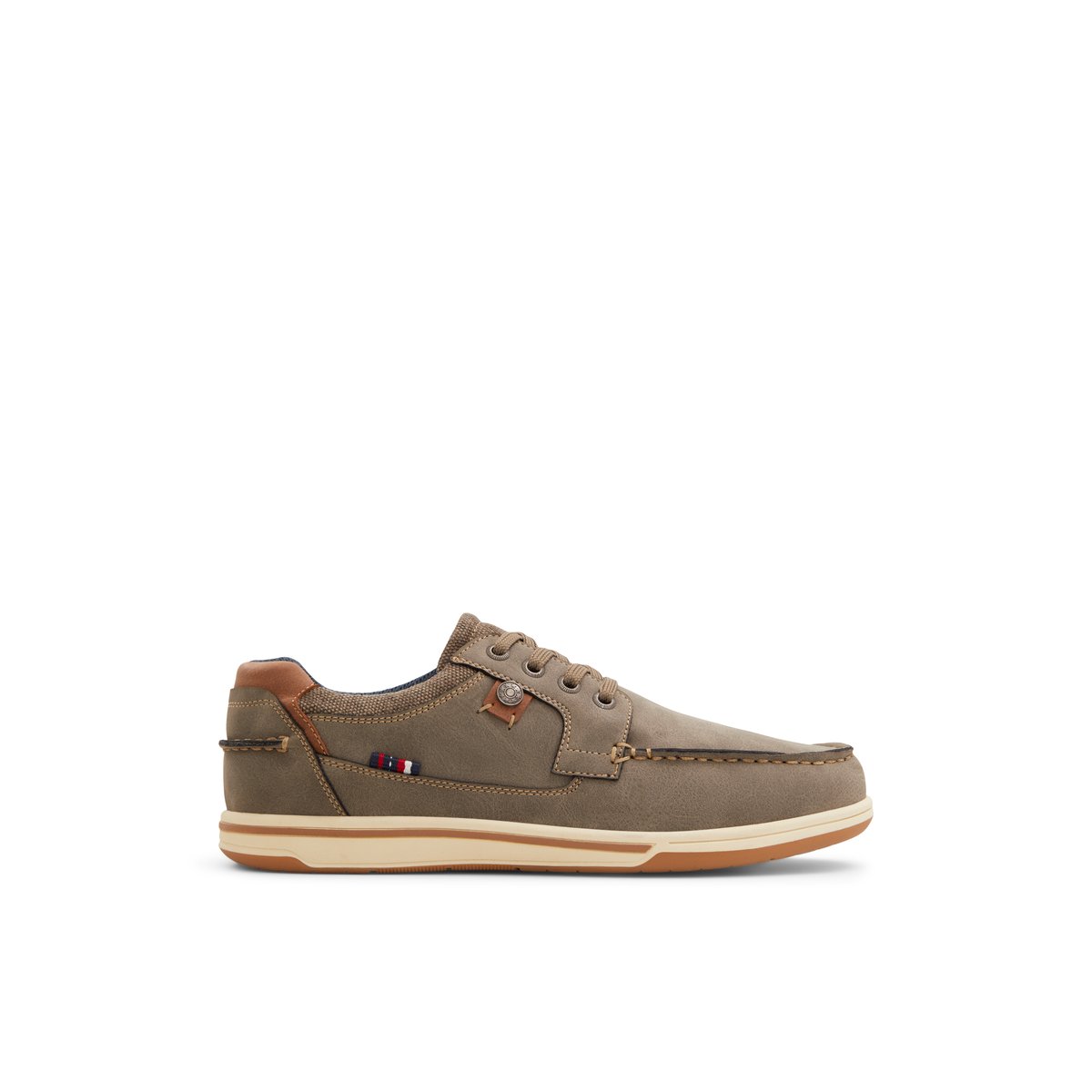 WEEKENDERS-Nyderikith-Chaussure bateau - Talon plat - Kaki
