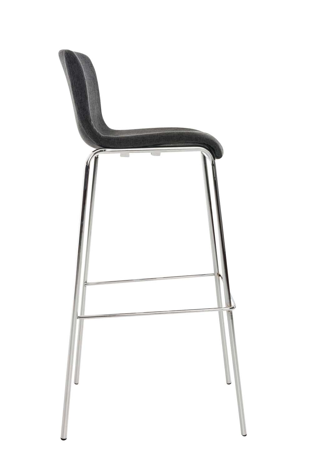 CLP 2er Set Barhocker Hover Mit Stoffbezug I Barstuhl Mit Robustem Metallgestell I In Verschiedenen Farben Erhältlich