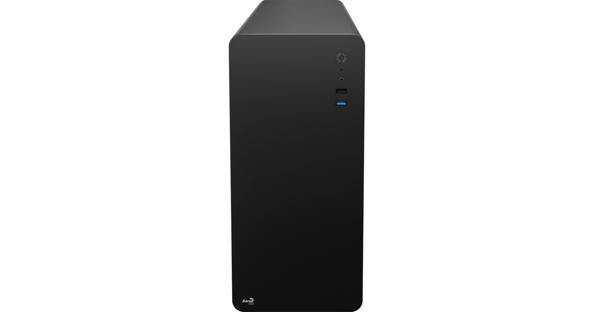 AerocoolCS110 mini tower behuizing  (Zwart | 2x USB-A)