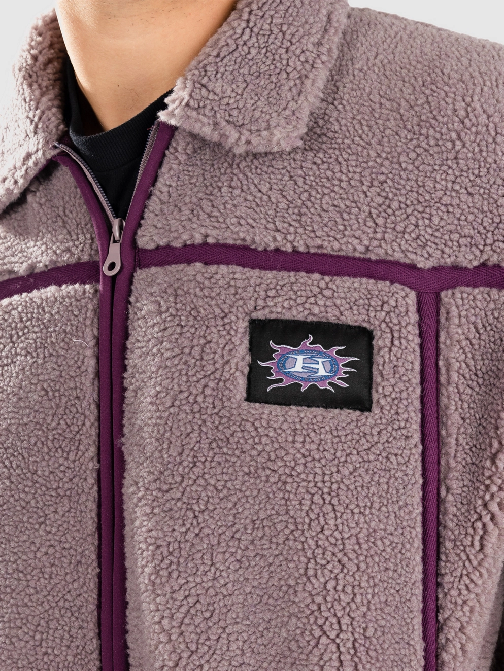 HUF Livingston Sherpa Jacket dust purple