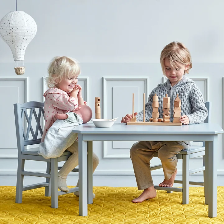 Cam Cam Copenhagen - Harlequin Kinderstuhl, weiss