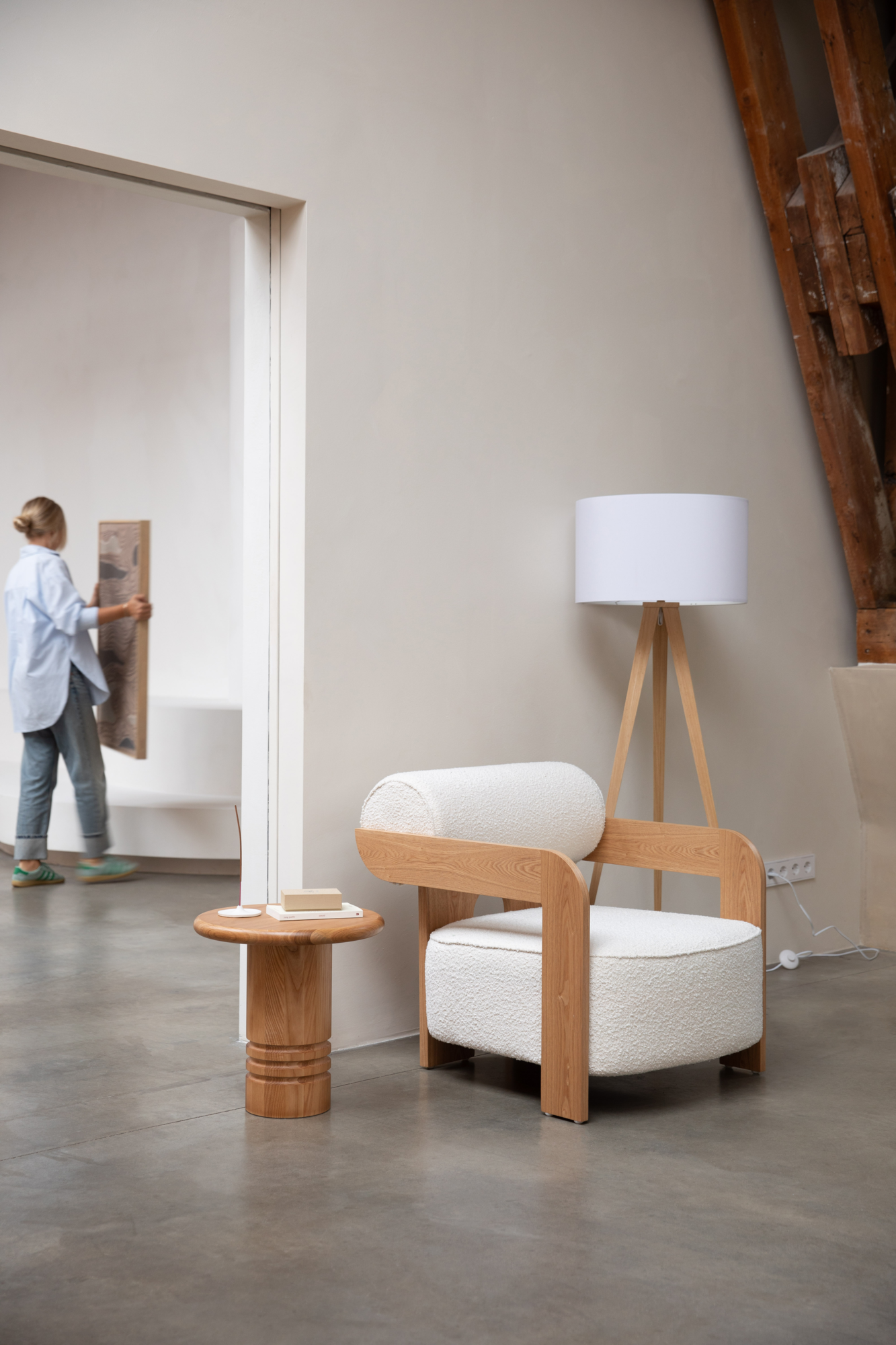 Fauteuil Oolong beige
