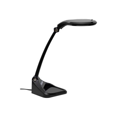 MAULiris - Lampe loupe à Led - 10 cm diamètre - agrandissement : 1.75x - 7 W - noir