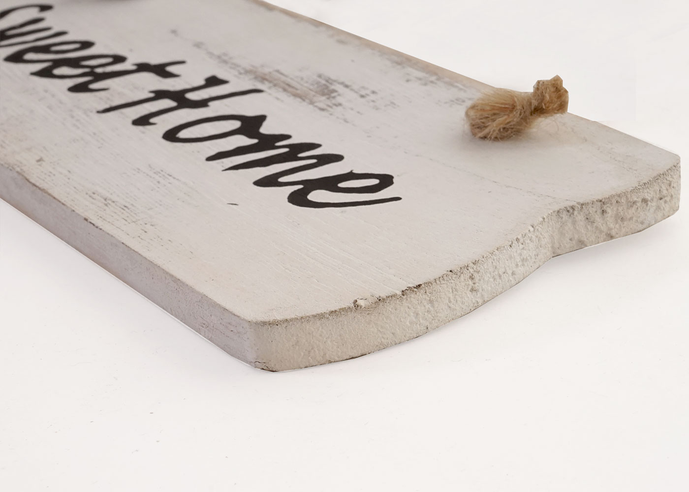 Wandschild My Own Place, Dekoschild Holzschild, Shabby-Look 10x25x1cm ~ weiß