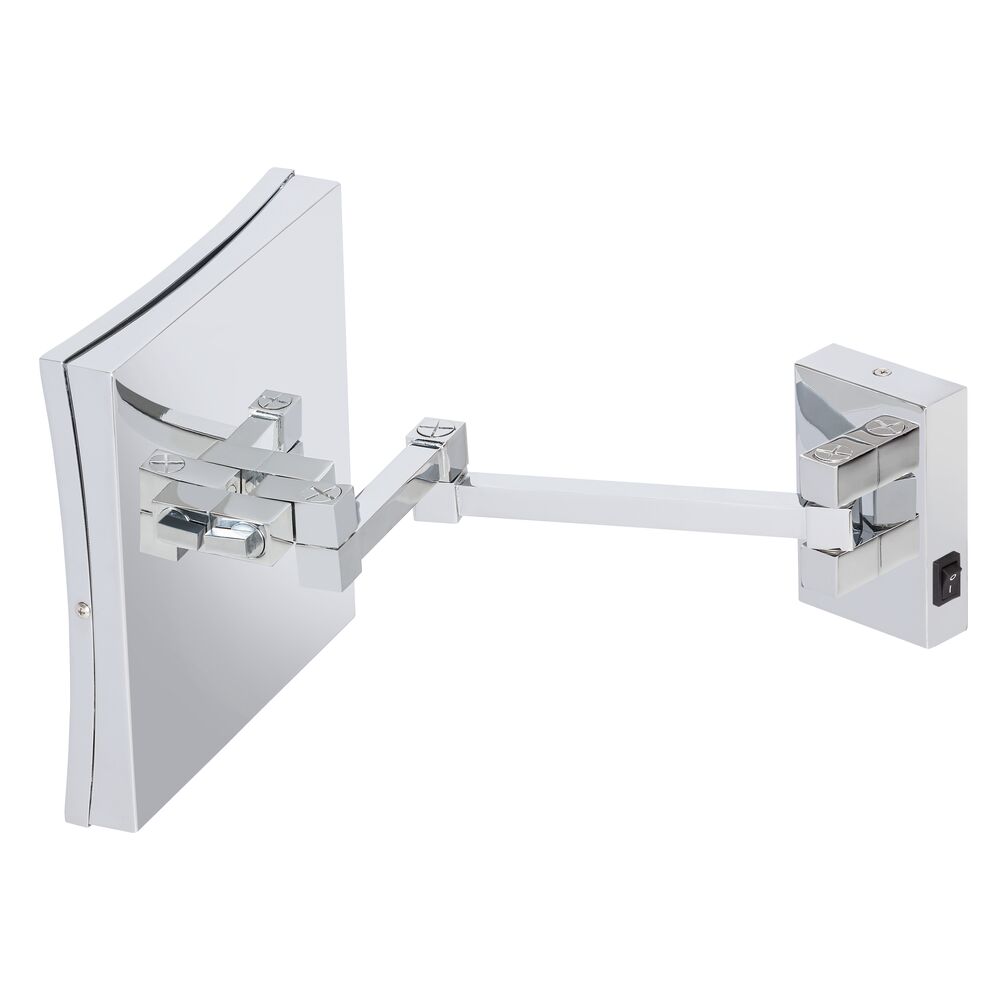 Geesa Mirror scheerspiegel 2-armig 5x vergrotend chroom