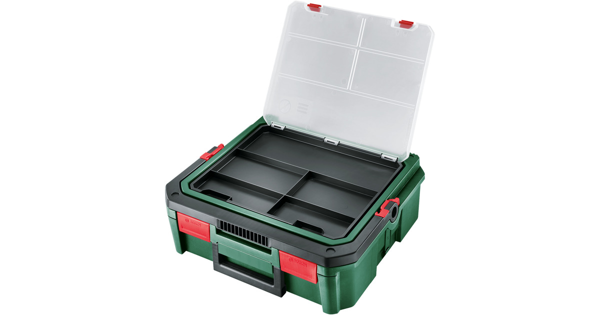 BoschUniversalImpact 18V + SystemBox gereedschapsset  (Groen, 2x PBA 18V 2.0Ah Accu, AL18V-20 lader inbegrepen)