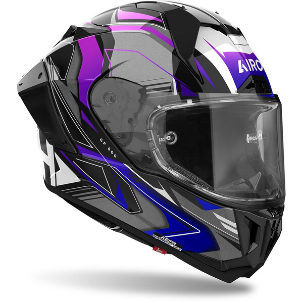Airoh - Casque GP 800 Must Bleu / Violet / Gris / Noir / Brillant