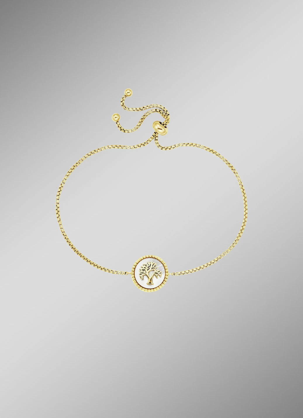 Lebensbaum Armband mit Perlmutteinlage