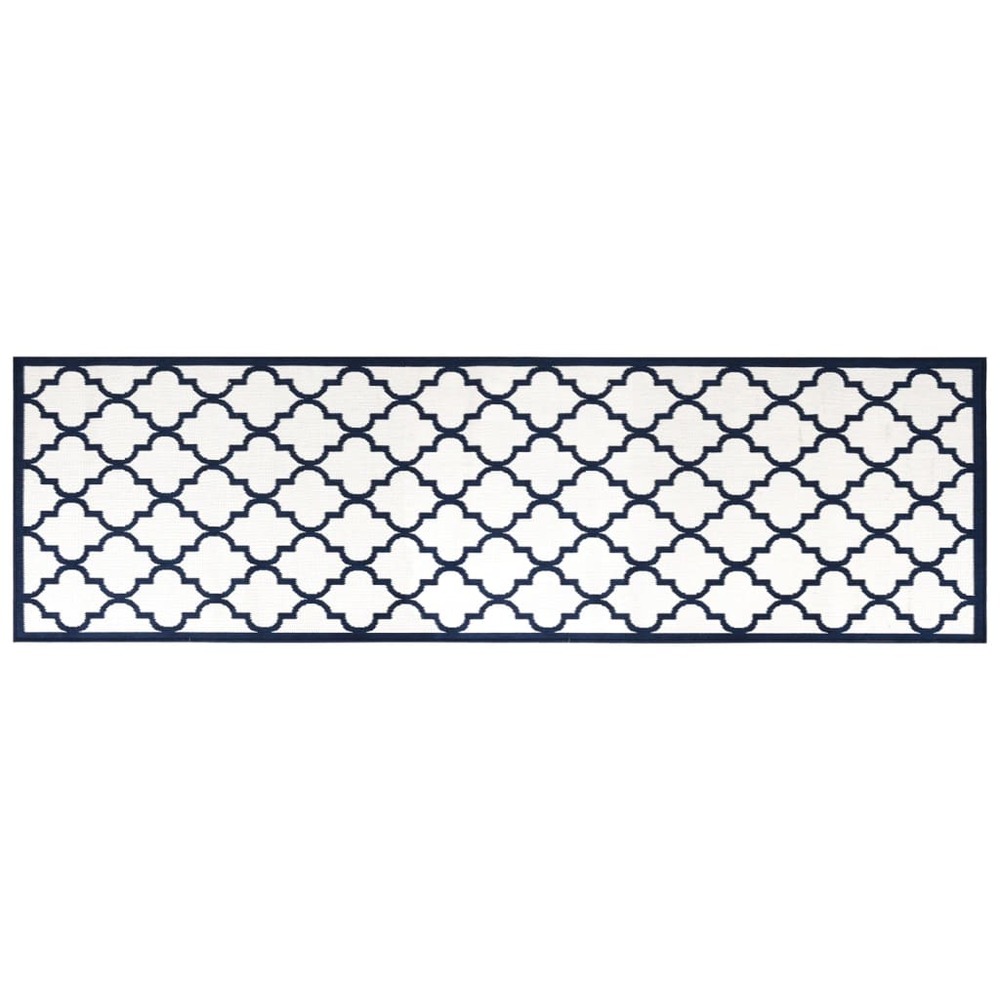 Tapis d'extérieur 80x250 cm design réversible