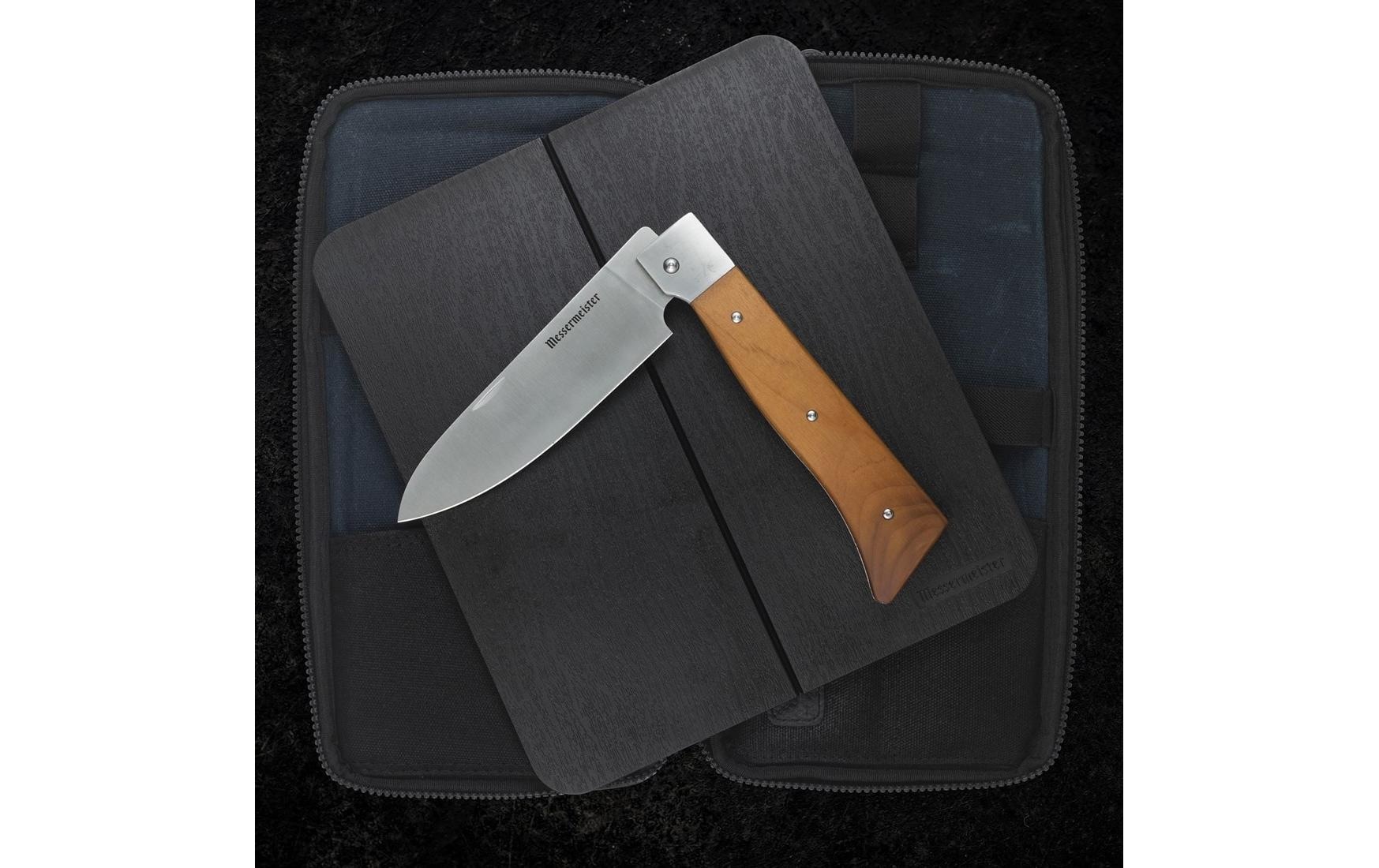 Kochmesser »Messermeister Adventure Chef 3-teilig, Braun/Silber«