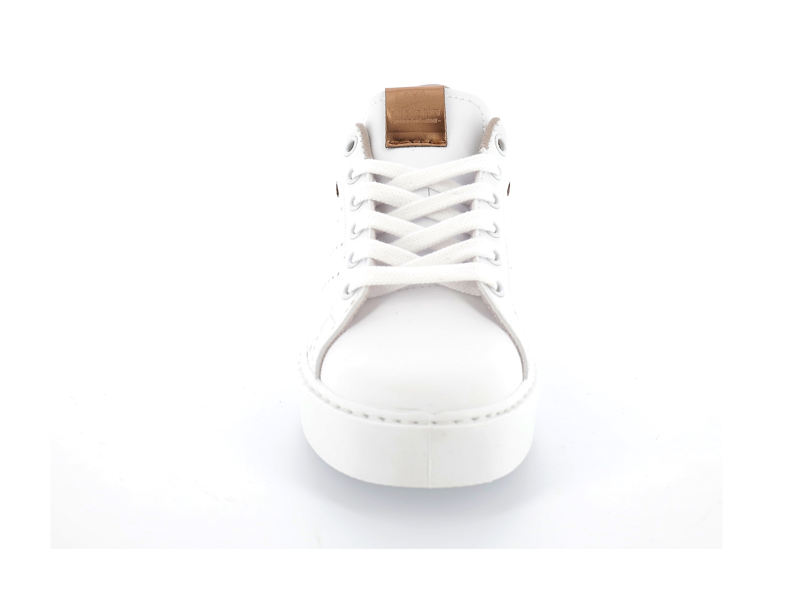 Victoria-1260138 Cuir Blanc-Marron