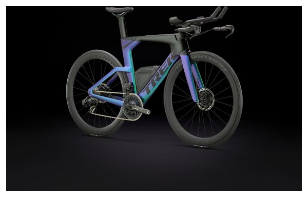 Vélo de Triathlon Trek Speed Concept SLR 7 Sram Force AXS 12V 700 mm Vert Noir 2025