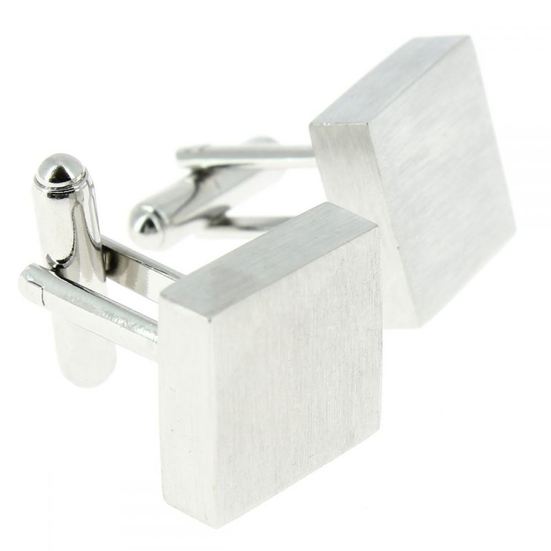 Boutons de manchette, Cube finition Inox