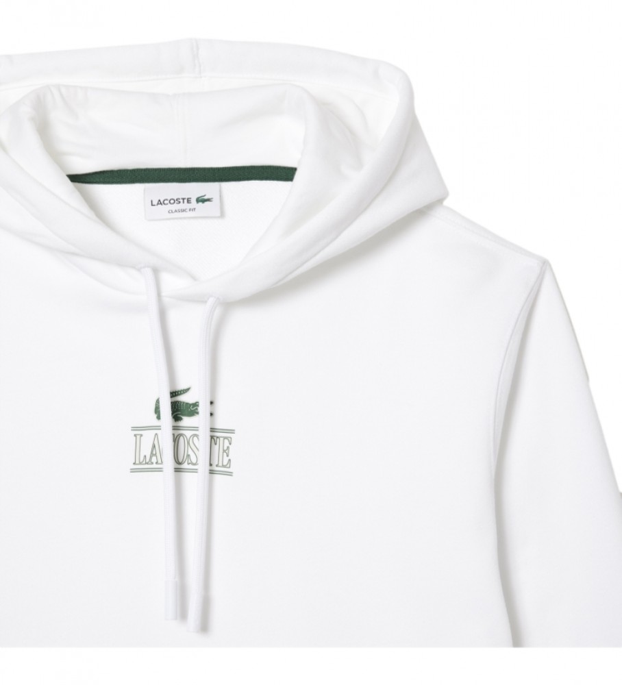 Moletom branco casual Lacoste