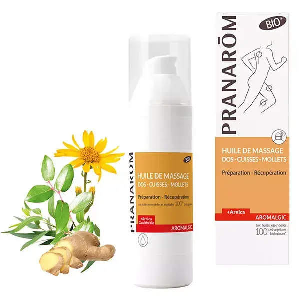 Óleo de Massagem Orgânico Aromático Pranarom 100ml