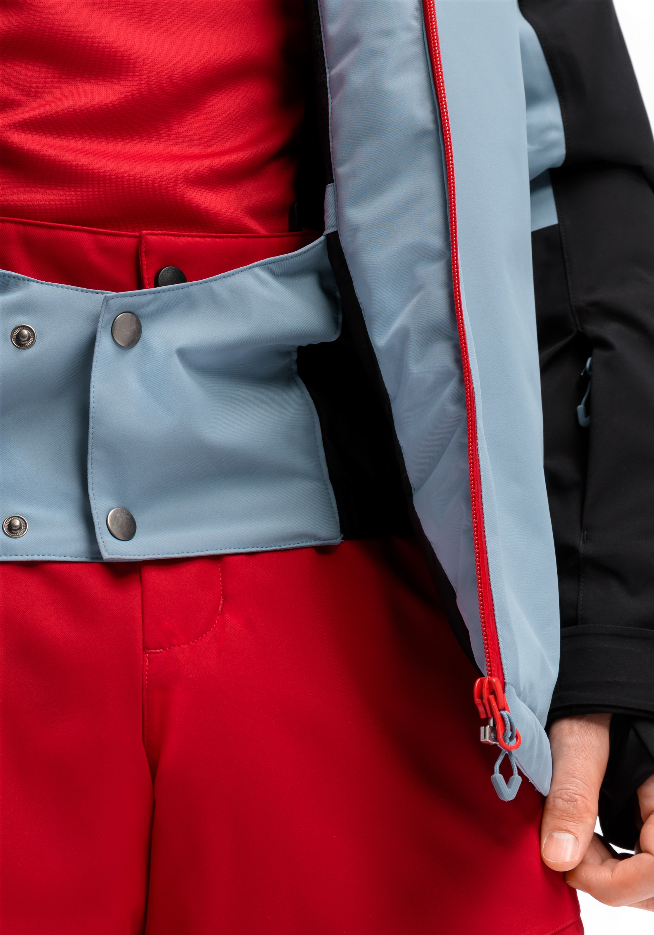 Maier Sports Skijacke »Chopok« Herren Winterjacke mit RV-Taschen und Kapuze, wasserdicht