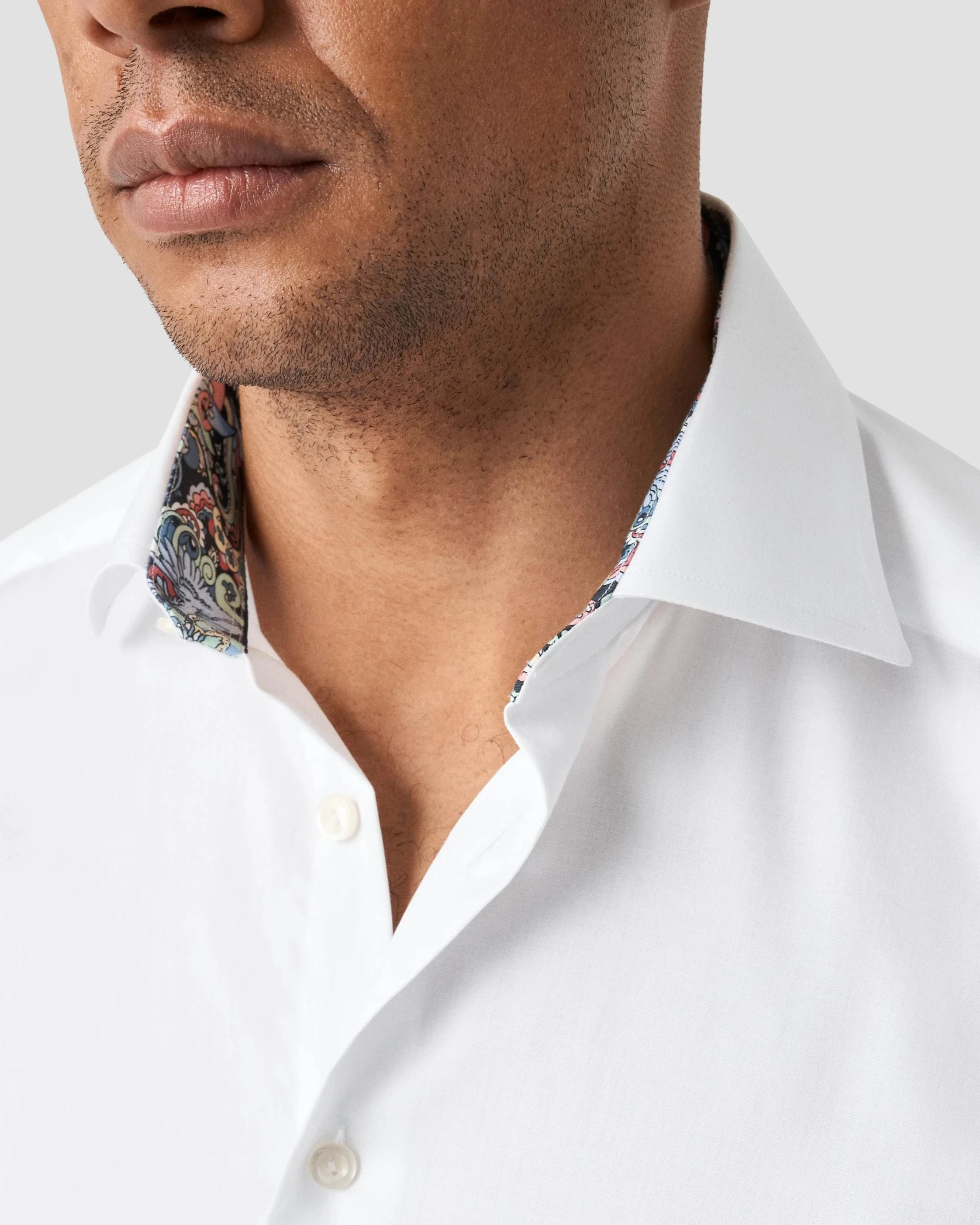 ETON Hemd Signature Twill Mit Kontraststoff Kragen Slim Fit