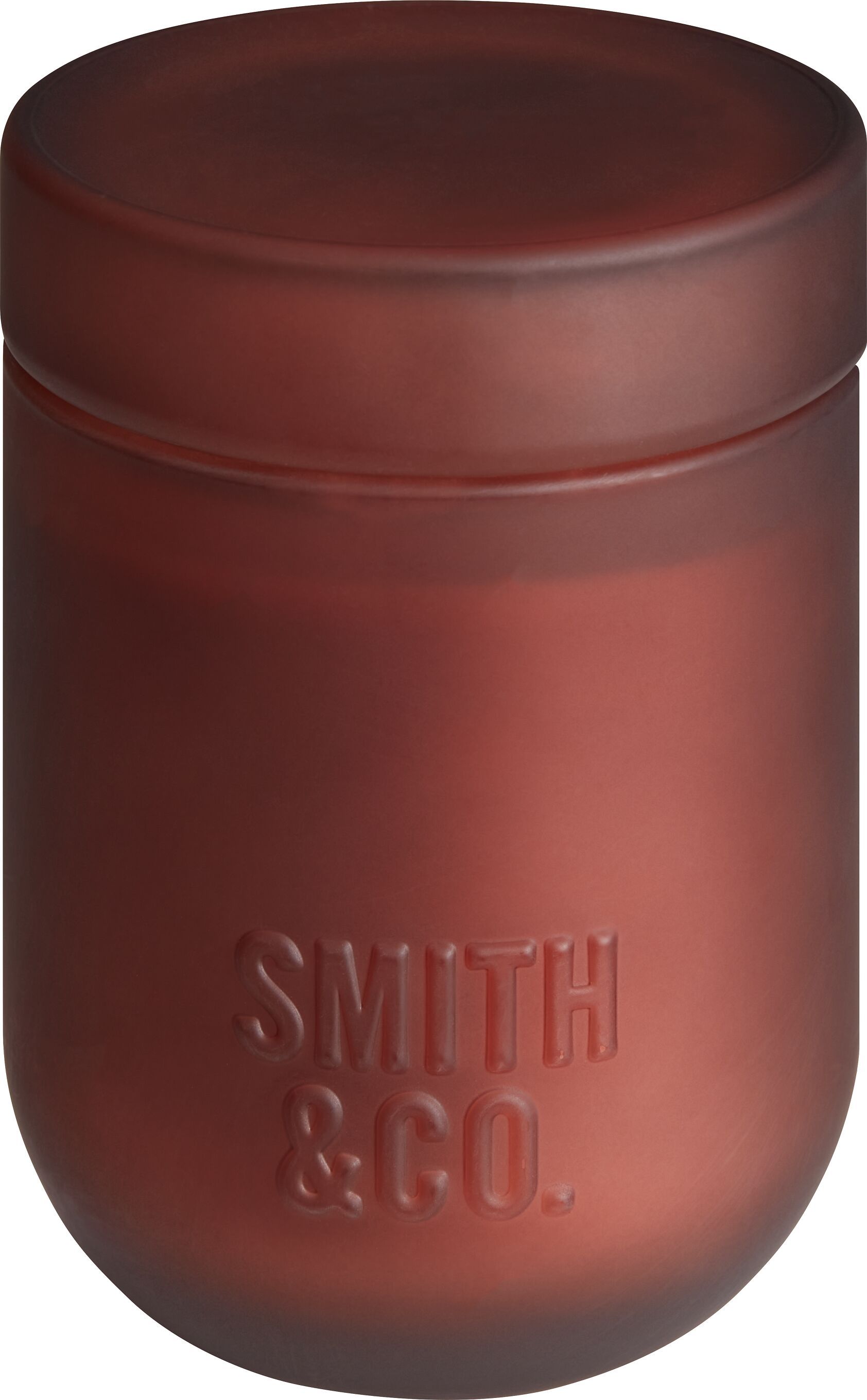 SMITH & CO Kerze Black Oud & Saffron - bordeaux