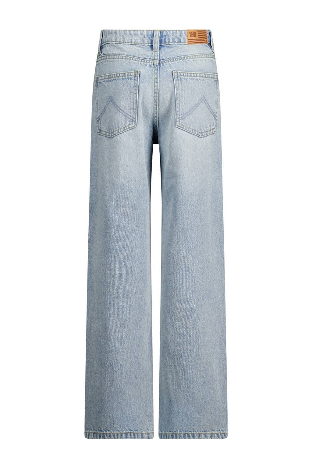 America Today straight leg jeans light blue denim