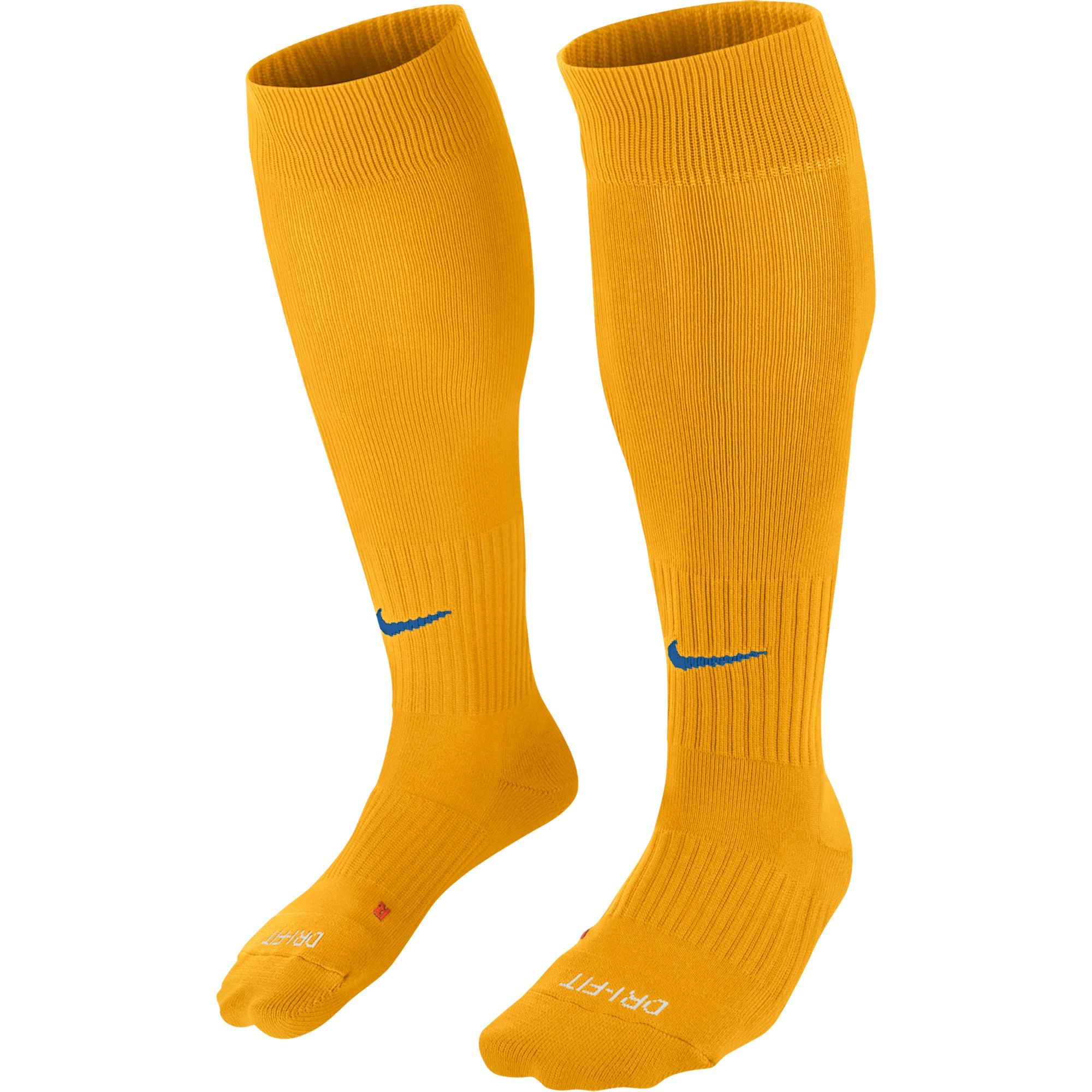 Chaussettes de football Nike Classic II Jaune Or & Bleu Royal