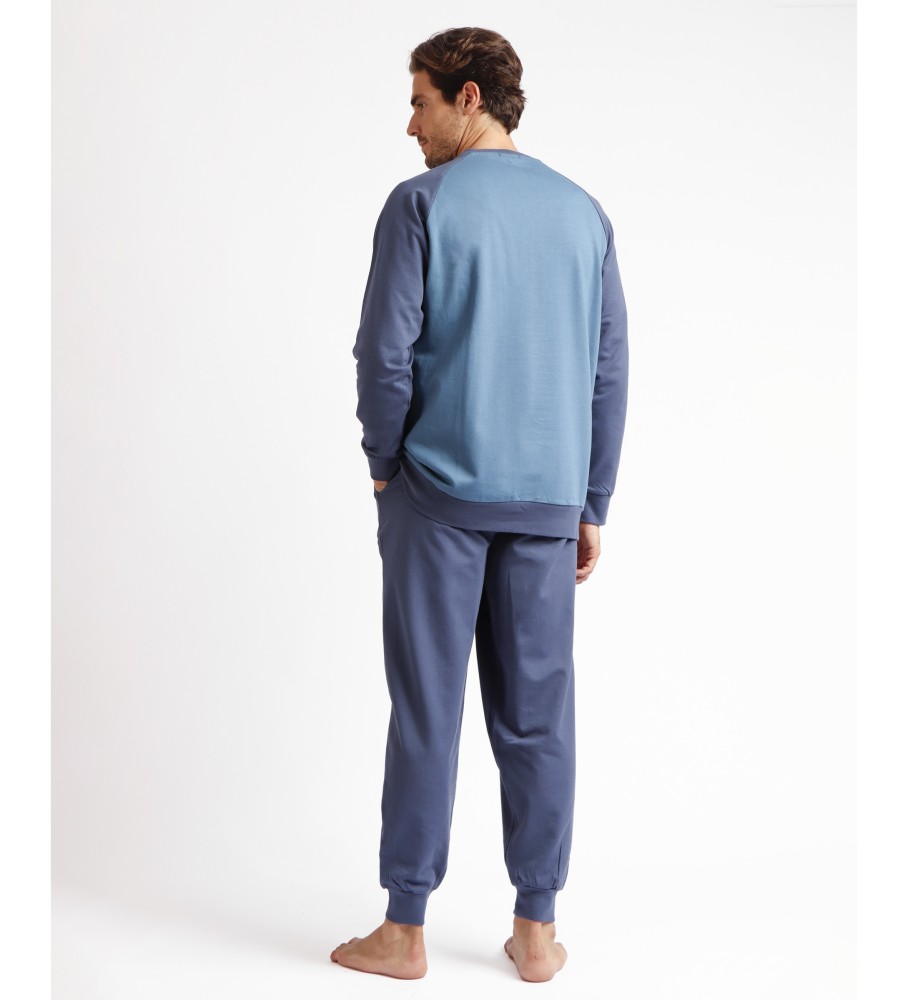 Pijama Lois de mangas compridas Ranglan XGames azul