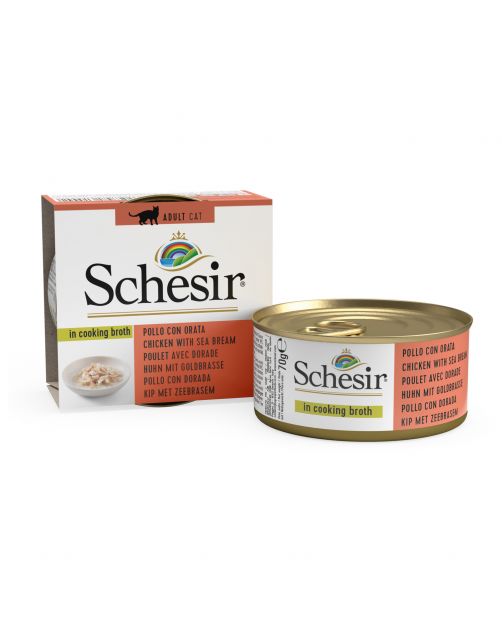 Schesir Kat Bouillon 70 g - Kattenvoer