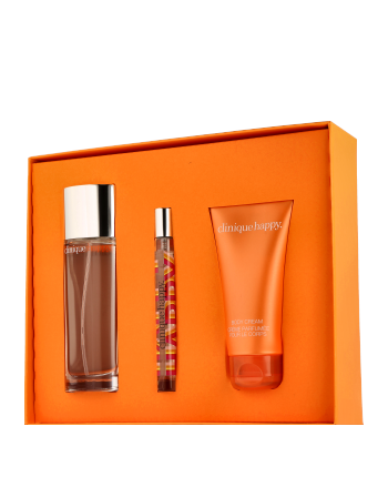 Clinique Happy Set mit Body Cream & Mini EdP 50ml-10ml-75ml