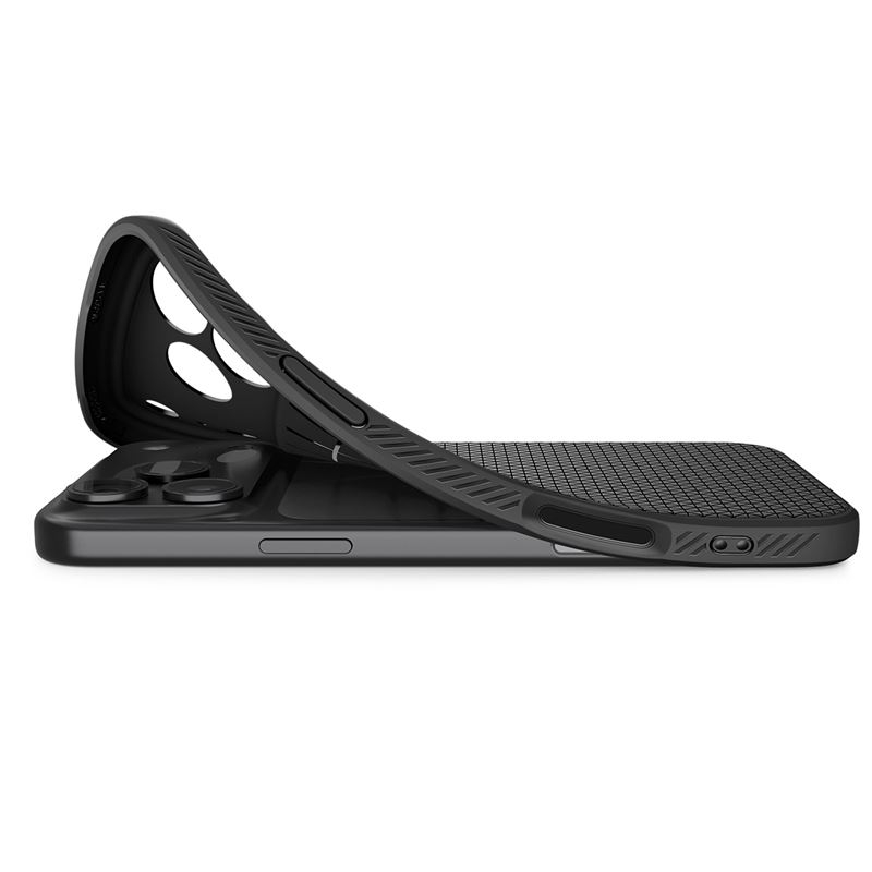 iPhone Air Liquid Air Case Gummi Hülle (ACS10265) - Schwarz