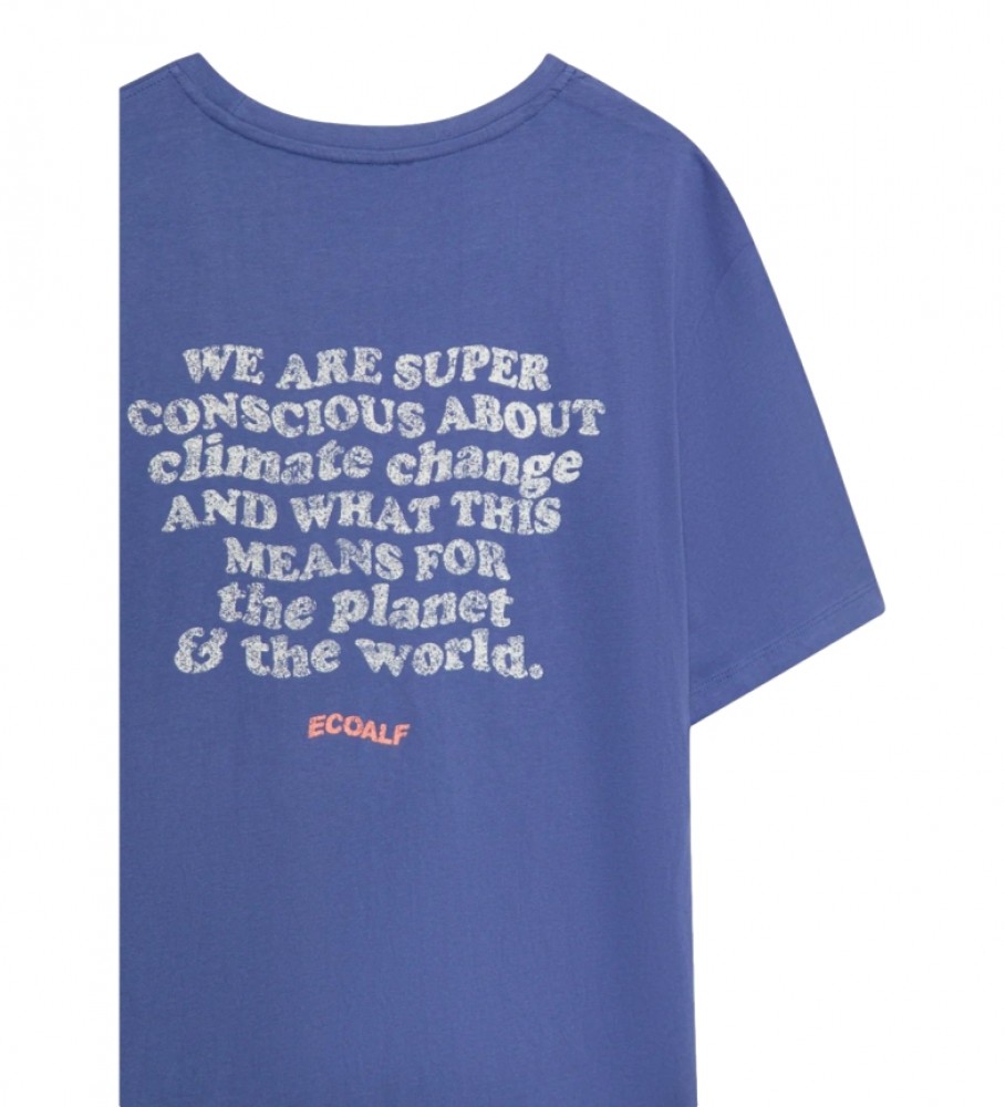 Camiseta azul ECOALF Wavealf