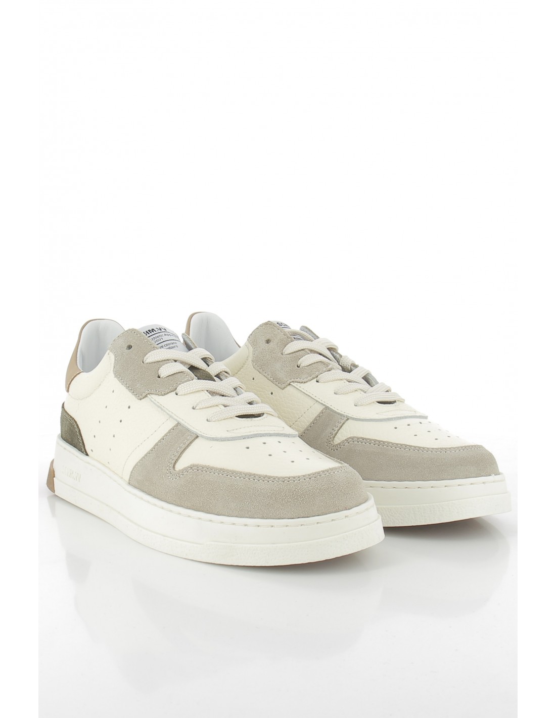 schmoove Baskets de ville Homme order sneaker Blanc/beige/marron