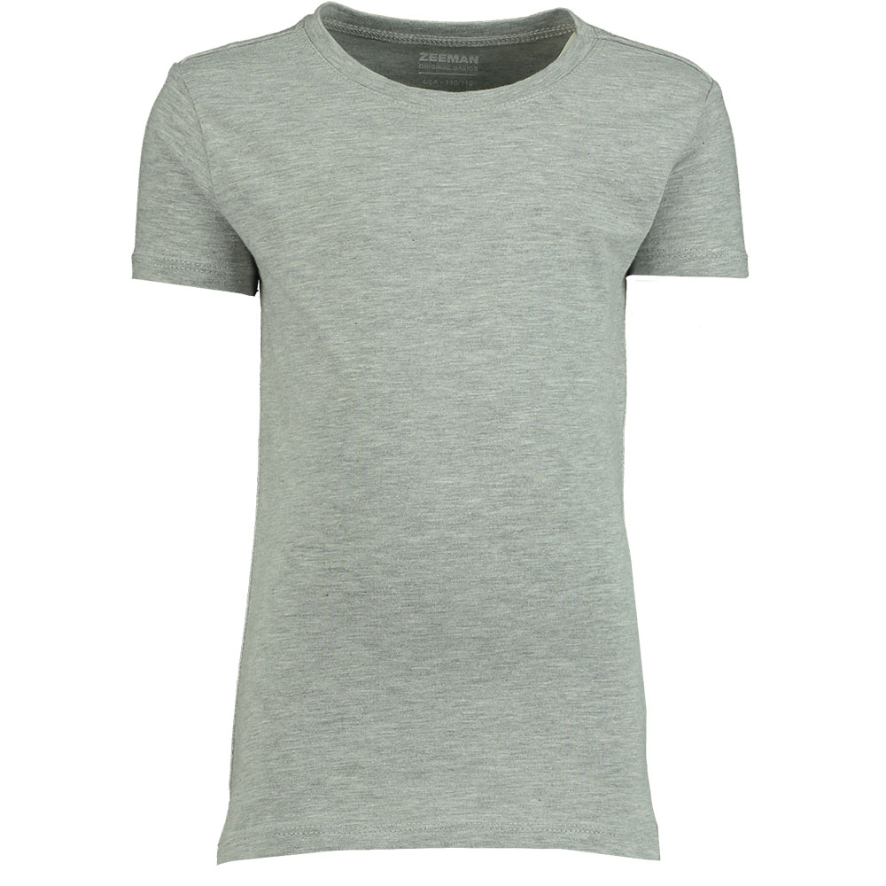 Kinder T-shirt Stretch Lichtgrijs kopen? Goed en goedkoop