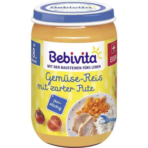 Bio Gemüse-Reis mit zarter Pute