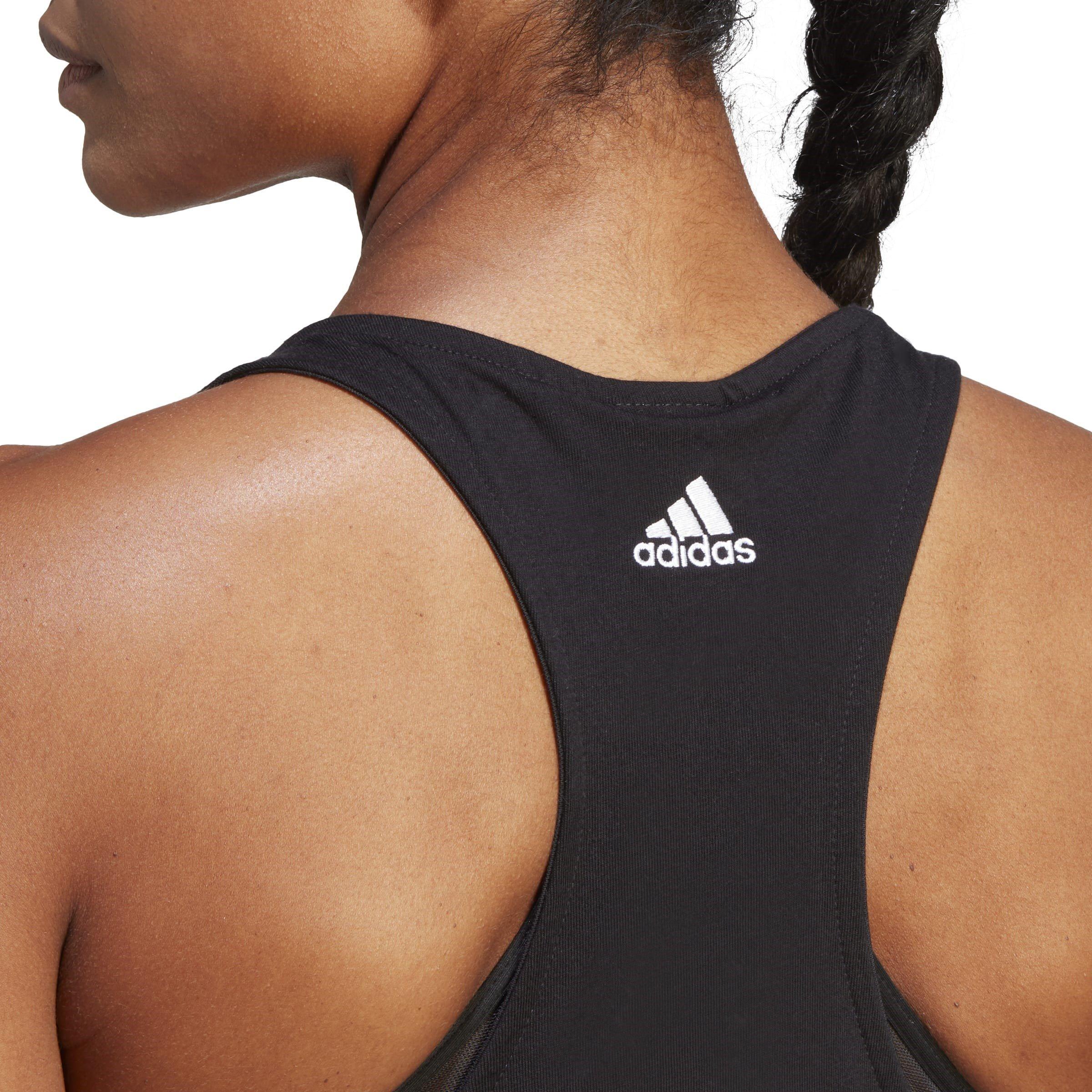 adidas Womens Essentials Linear Loose Tank Top