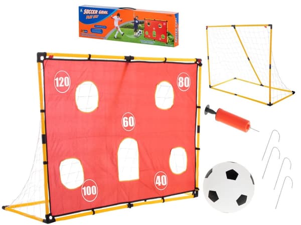 Fotbollsmål med Prickskytteduk - 156x107 cm