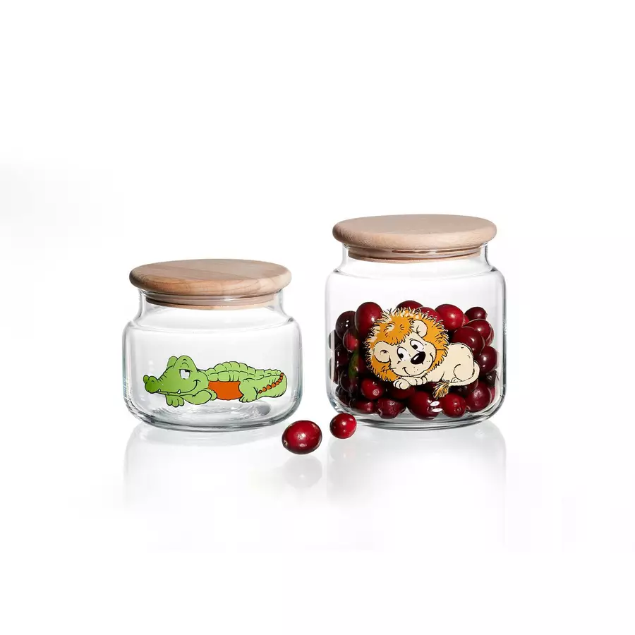 Ritzenhoff & Breker GmbH & Co. KG Vorratsglas Happy Zoo 8 x 9 cm bunt