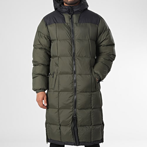 Doudoune Capuche Longue 23205 Vert Kaki