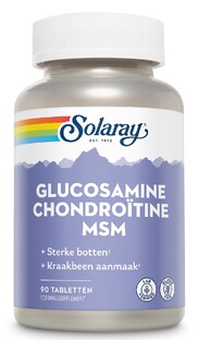 Solaray Glucosamine, Chondroïtine & MSM Tabletten 90TB