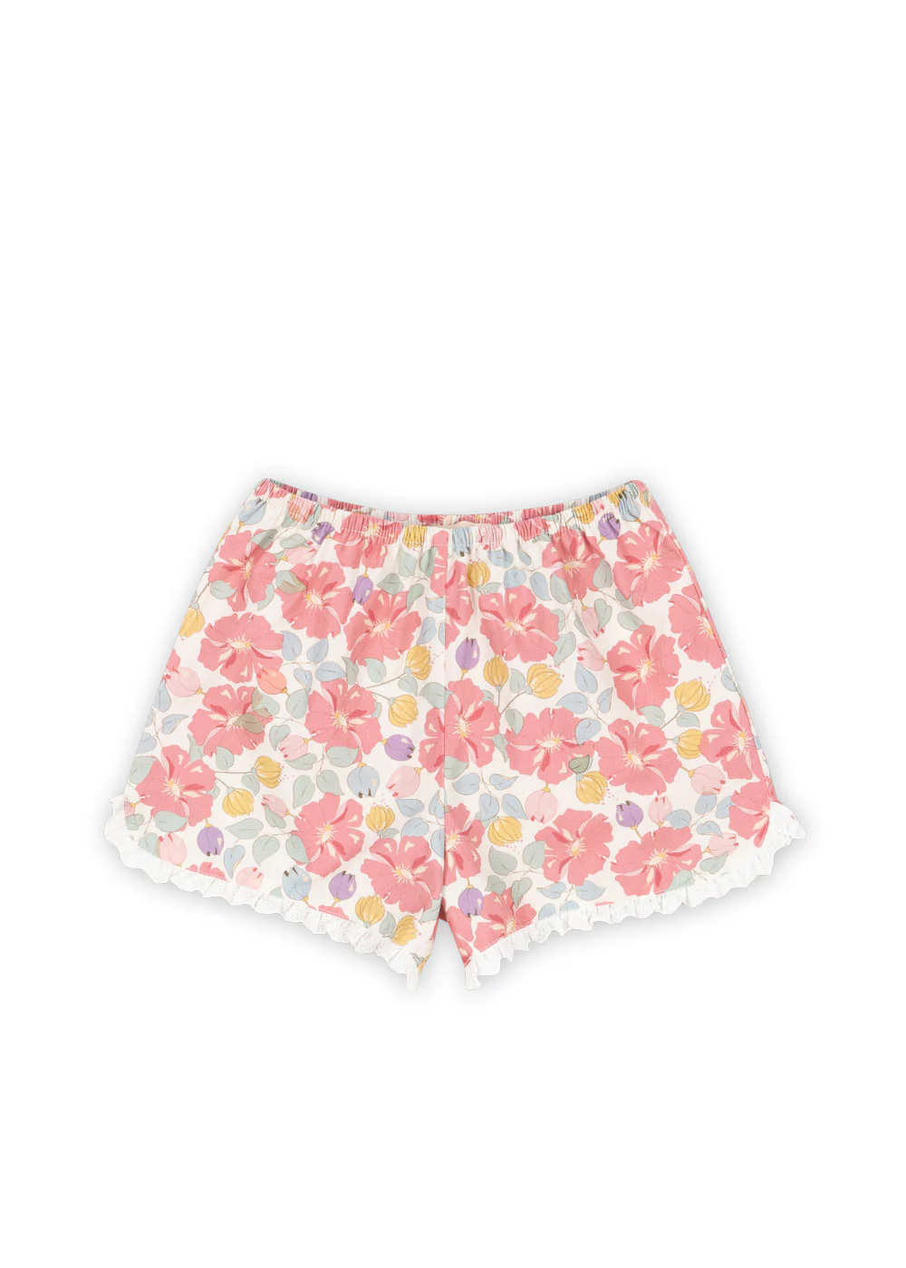 Coeur shorts - fleur anglaise - 12M