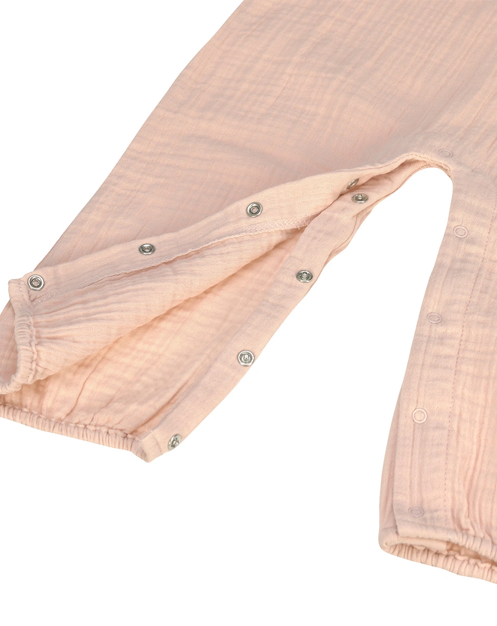 Strampler COZY MUSLIN ohne Fuß in powder pink