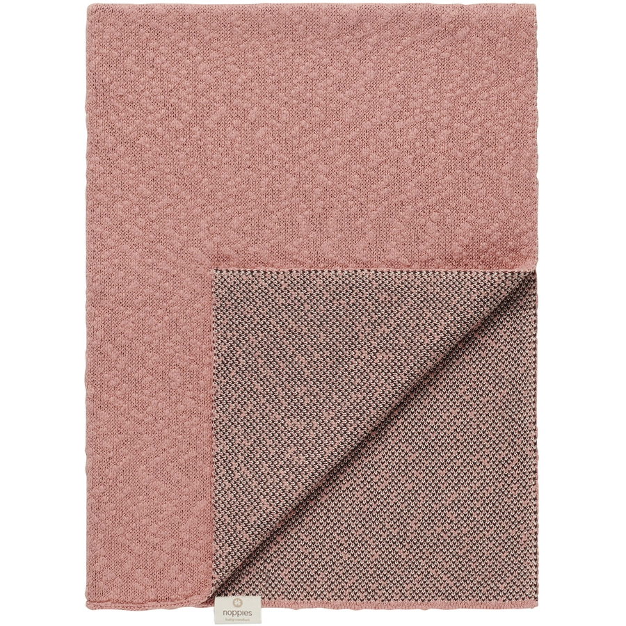 Noppies Decke für die Wiege Melange knit 75x100 cm Misty Rose