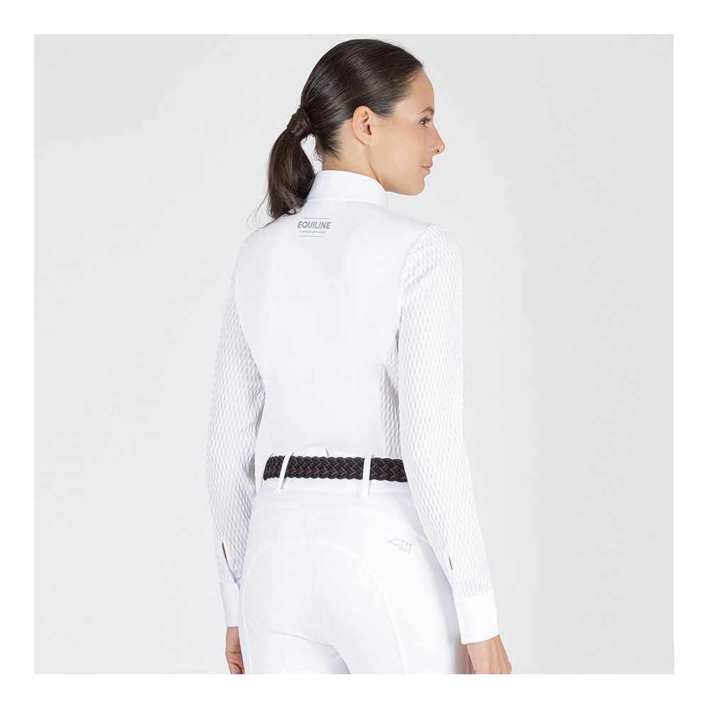 Equiline CATIC - Polo concours Femme white
