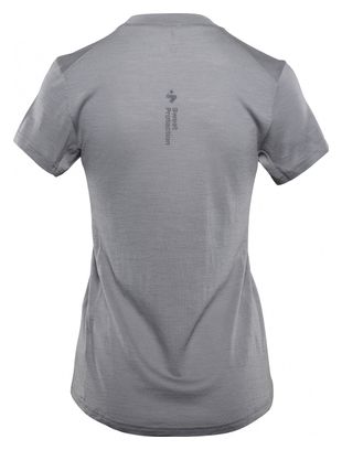 Maillot Manches Courtes Femme Sweet Protection Hunter Merino Gris Clair