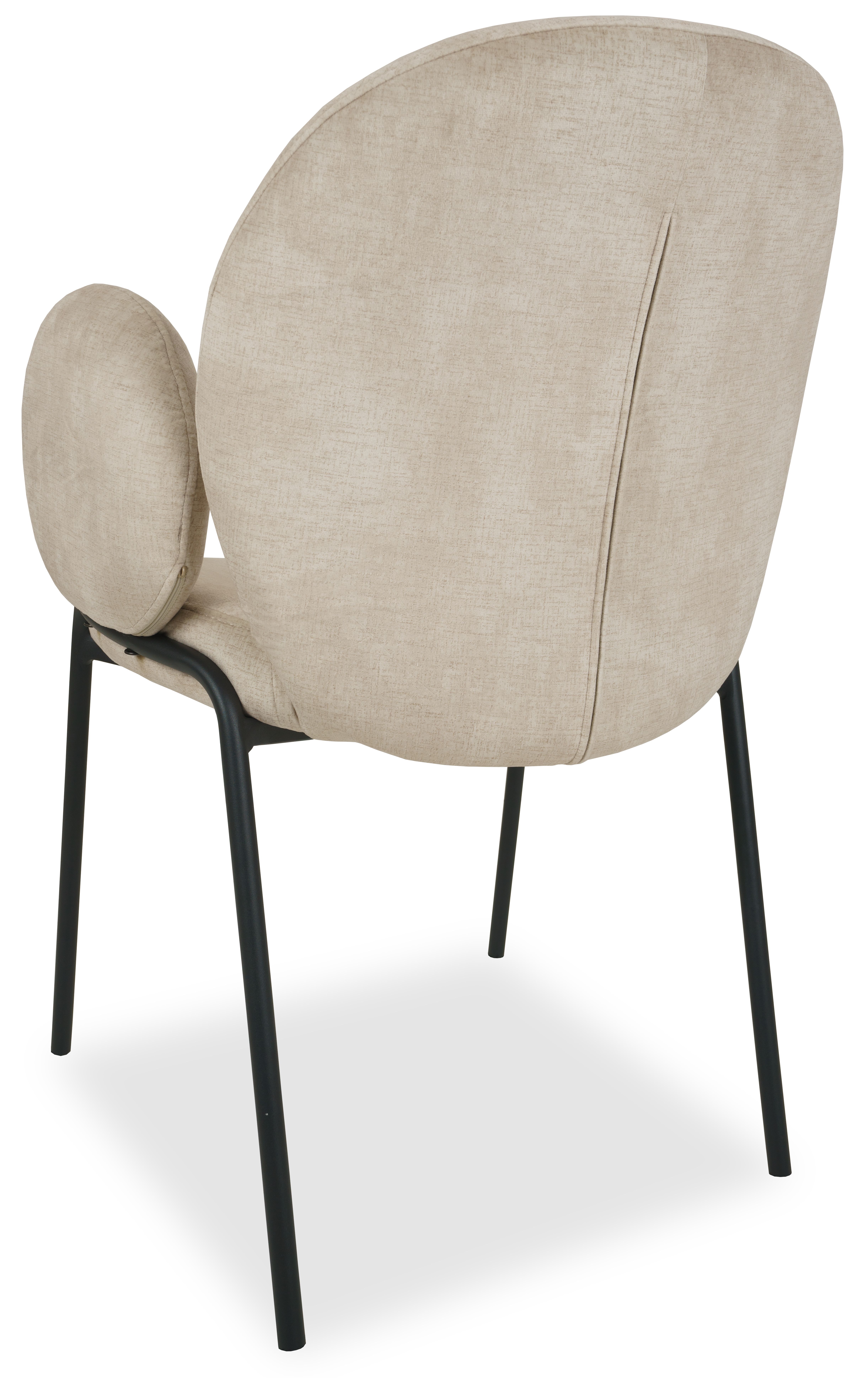 Eetkamerstoel Vintage velvet beige Aukje B59 x D54 x H88 cm